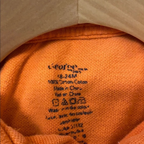 🚨4/$15🚨 George Polo Style Orange Onesie - Picture 7 of 8